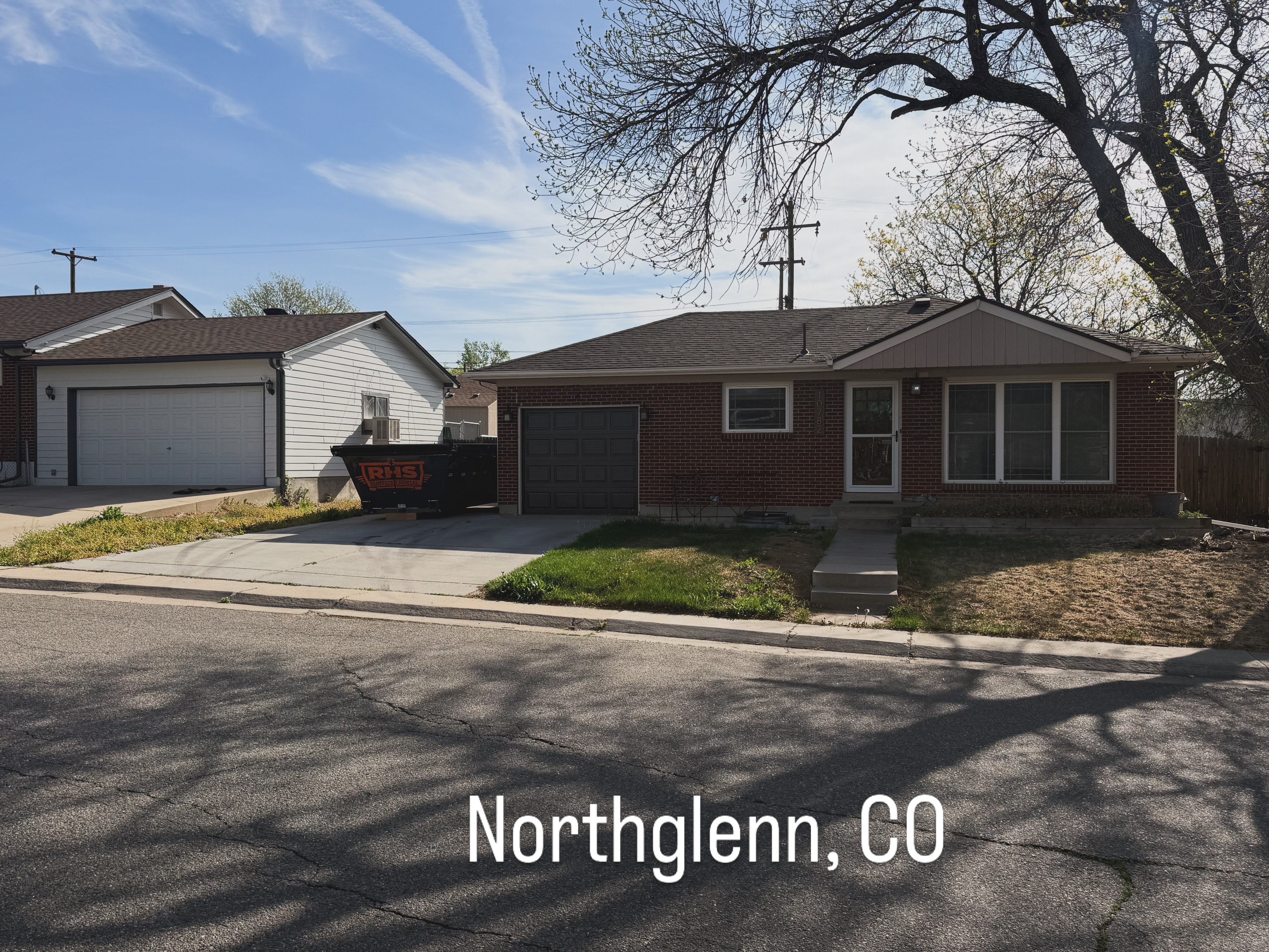 15-yard RHS dumpster at Northglenn residential home